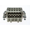 HARTING Heavy Duty Power Connector Insert, Han E Series, Female, 10 Contacts, 16A, 500V, Cable Mount 09330102701