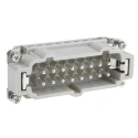 HARTING Heavy Duty Power Connector Insert, 16A, Han E Series Male, 16 Contacts 09330162611