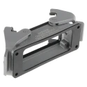 HARTING Han B Range Heavy Duty Power Connector Housing, Bulkhead Mount, Die Cast Aluminium, IP65, Size 16B 09300160301