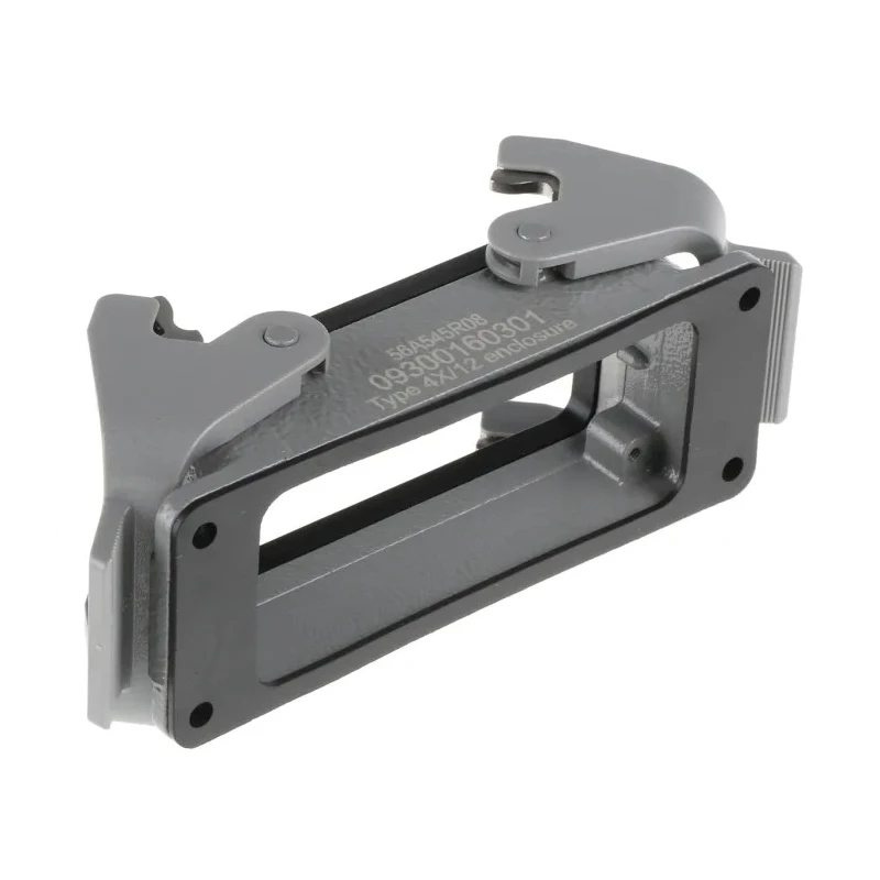 HARTING Han B Range Heavy Duty Power Connector Housing, Bulkhead Mount, Die Cast Aluminium, IP65, Size 16B 09300160301