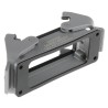 HARTING Han B Range Heavy Duty Power Connector Housing, Bulkhead Mount, Die Cast Aluminium, IP65, Size 16B 09300160301