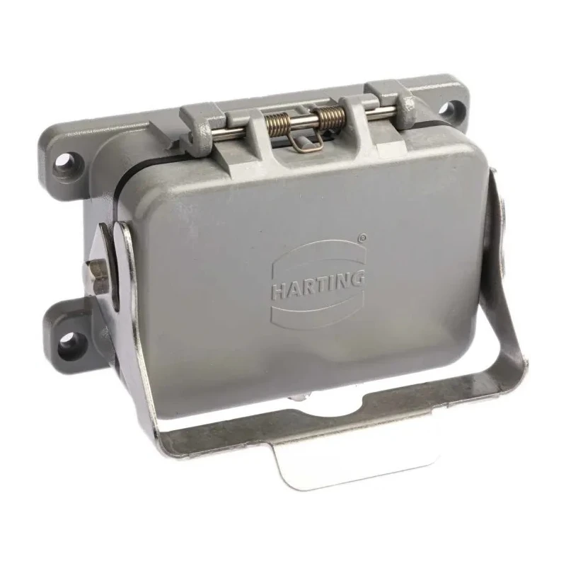 HARTING Han B Range Heavy Duty Power Connector Housing, Die Cast Aluminium, Bulkhead Mount, IP65, 1 Lever 09300480301