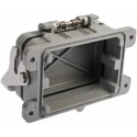 HARTING Han B Range Heavy Duty Power Connector Housing, Die Cast Aluminium, Bulkhead Mount, IP65, 1 Lever 09300480301