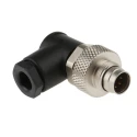 binder Circular Connector M9 Plug, 7 Contacts, Angled Cable IP67 1A 125V Polyamide Male 712 Series 99-0421-70-07