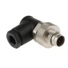 binder Circular Connector M9 Plug, 7 Contacts, Angled Cable IP67 1A 125V Polyamide Male 712 Series 99-0421-70-07