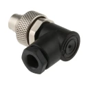 binder Circular Connector M9 Plug, 7 Contacts, Angled Cable IP67 1A 125V Polyamide Male 712 Series 99-0421-70-07