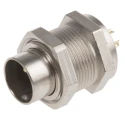 binder Circular Connector 3 Contacts Panel Mount M9 Socket Male IP40 711 Series 09-0077-00-03