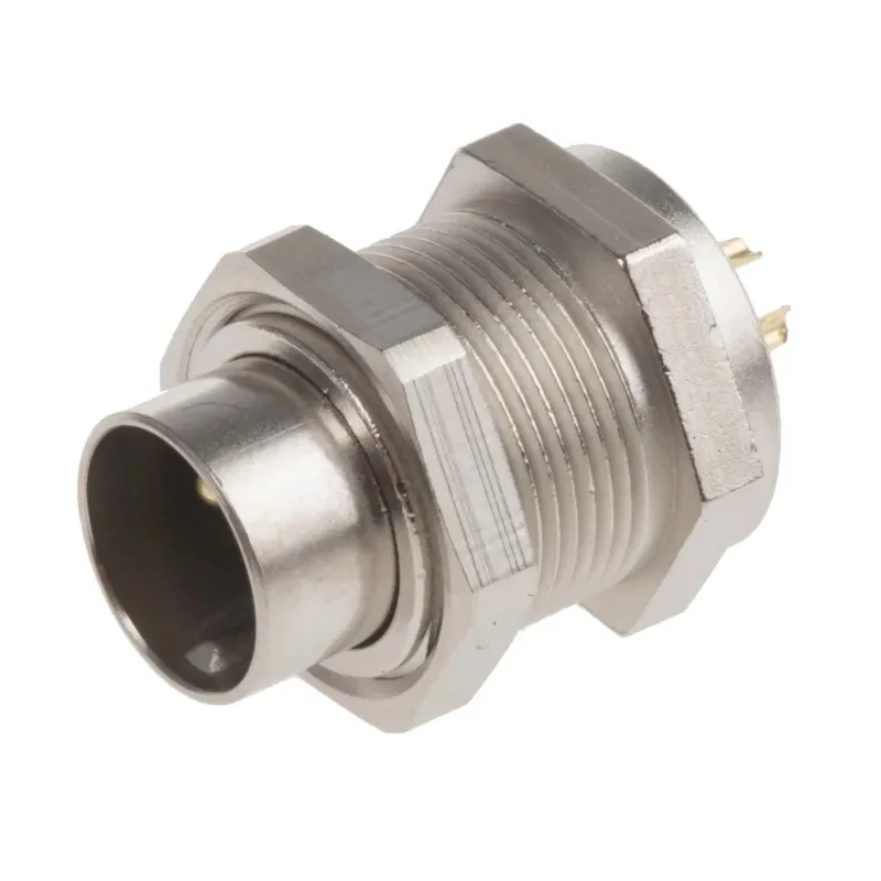 binder Circular Connector 3 Contacts Panel Mount M9 Socket Male IP40 711 Series 09-0077-00-03