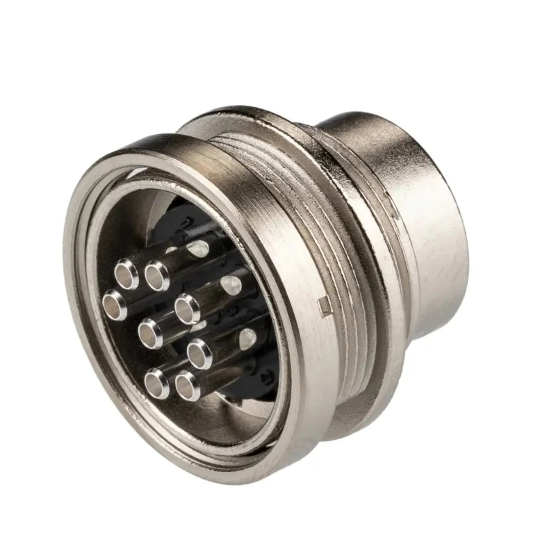 binder Circular Connector 8 Contacts Panel Mount M16 Socket Male IP40 680 Series 09-0473-00-08
