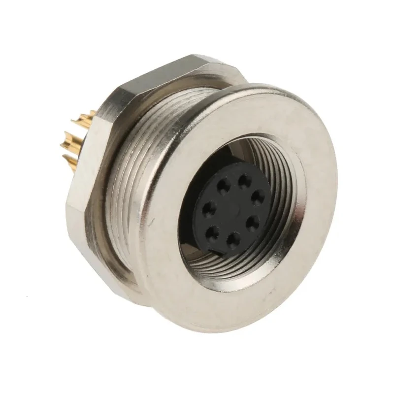 Binder Circular Connector 7 Contacts Panel Mount, Socket, Female, M9, IP67, 712 Series 09-0424-00-07