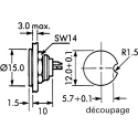 Binder Circular Connector 7 Contacts Panel Mount, Socket, Female, M9, IP67, 712 Series 09-0424-00-07