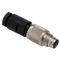binder Circular Connector Plug, 3 Contacts, M9 Cable-Mount, IP67, 4A, 125V, Straight, Polyamide Housing 99-0405-00-03