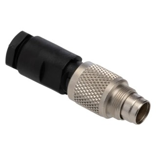 binder Circular Connector Plug, 3 Contacts, M9 Cable-Mount, IP67, 4A, 125V, Straight, Polyamide Housing 99-0405-00-03