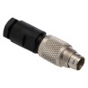 binder Circular Connector Plug, 3 Contacts, M9 Cable-Mount, IP67, 4A, 125V, Straight, Polyamide Housing 99-0405-00-03