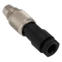 binder Circular Connector Plug, 3 Contacts, M9 Cable-Mount, IP67, 4A, 125V, Straight, Polyamide Housing 99-0405-00-03