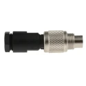 binder Circular Connector Plug, 3 Contacts, M9 Cable-Mount, IP67, 4A, 125V, Straight, Polyamide Housing 99-0405-00-03
