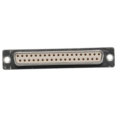 HARTING 37-Way D-Sub Straight Panel Mount Connector Female, Steel Housing, Gold-Plated Copper Alloy Contacts 09670374704