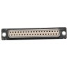 HARTING 37-Way D-Sub Straight Panel Mount Connector Female, Steel Housing, Gold-Plated Copper Alloy Contacts 09670374704