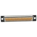 HARTING 37-Way D-Sub Straight Panel Mount Connector Female, Steel Housing, Gold-Plated Copper Alloy Contacts 09670374704