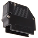Amphenol Communications Solutions Thermoplastic Angled, Straight D-Sub Backshell, 50 Way Strain Relief 863093C50ALF