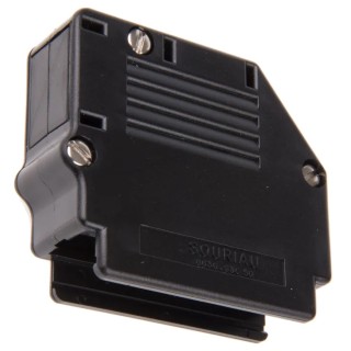 Amphenol Communications Solutions Thermoplastic Angled, Straight D-Sub Backshell, 50 Way Strain Relief 863093C50ALF