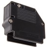 Amphenol Communications Solutions Thermoplastic Angled, Straight D-Sub Backshell, 50 Way Strain Relief 863093C50ALF