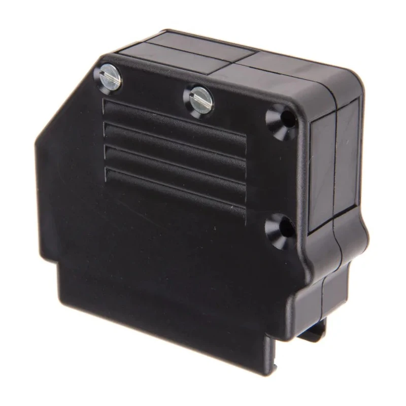 Amphenol Communications Solutions Thermoplastic Angled, Straight D-Sub Backshell, 50 Way Strain Relief 863093C50ALF