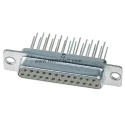 HARTING 15 Way Straight 2.74 mm Pitch Through Hole D-Sub Connector Female 09670154754