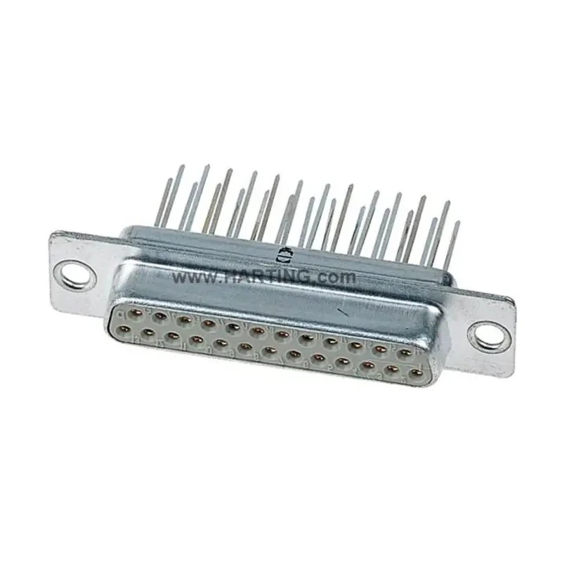 HARTING 15 Way Straight 2.74 mm Pitch Through Hole D-Sub Connector Female 09670154754