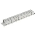 HARTING DIN 41612 Connector 15 Way, 10.16 mm Pitch, 2 Row, Straight, Female, Solder, H15 Type, Silver-Plated 09062152821