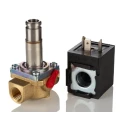 Norgren Pneumatic Solenoid Valve 2/2 Solenoid/Spring, G Thread, V05B286N-B438A, 120V AC, Brass Body, 1/4 Inch Port, 13 Bar