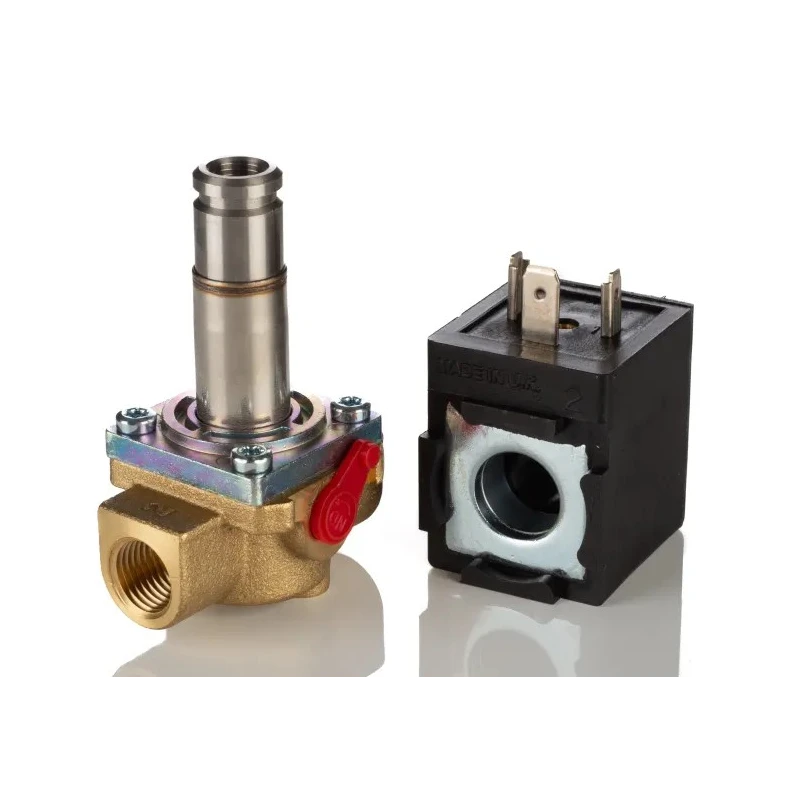 Norgren Pneumatic Solenoid Valve 2/2 Solenoid/Spring, G Thread, V05B286N-B438A, 120V AC, Brass Body, 1/4 Inch Port, 13 Bar