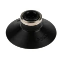 SMC 40 mm Flat Nitrile Rubber Suction Cup, Male/Female Thread, Barb, One-Touch Fitting ZP40CN