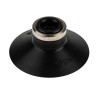 SMC 40 mm Flat Nitrile Rubber Suction Cup, Male/Female Thread, Barb, One-Touch Fitting ZP40CN