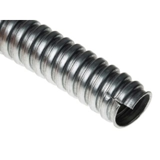 Adaptaflex Galvanised Steel Flexible Conduit, 20 mm Nominal Diameter, Uncoated, Grey, 10m S20 7TCA296010R0057 S20/10M