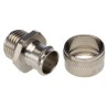 Adaptaflex Nickel-Plated Brass Conduit Fitting, 16 mm Nominal Size, M16 Thread, Silver, IP40, S 7TCA296010R0043 S16/M16/A