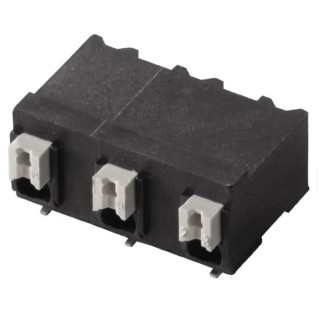 Weidmüller LSF Series PCB Terminal Block, 4 Contacts, 7.5 mm Pitch, 1 Row, Push-In, Black, 800V 17.5A 1473960000