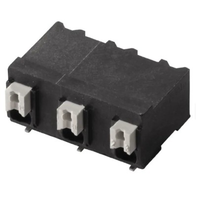 Weidmüller LSF Series PCB Terminal Block, 4 Contacts, 7.5 mm Pitch, 1 Row, Push-In, Black, 800V 17.5A 1473960000