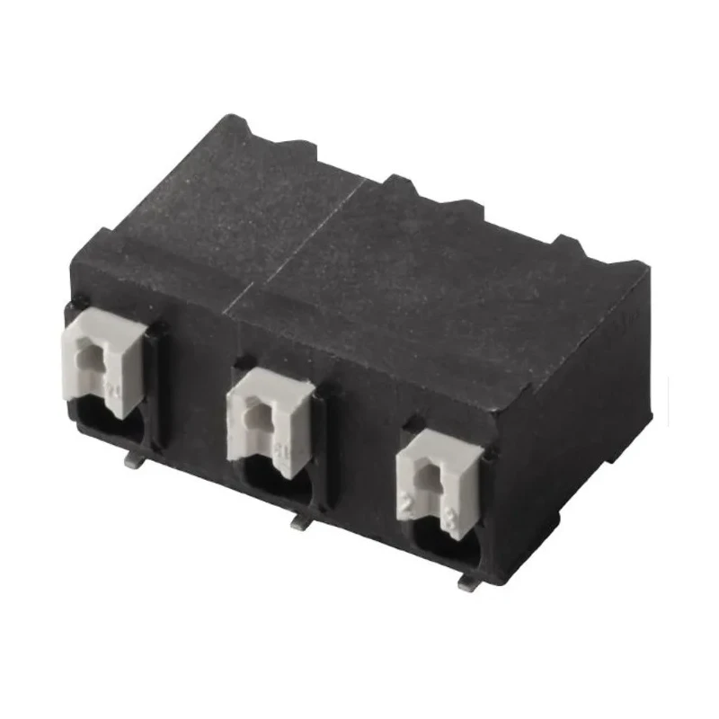 Weidmüller LSF Series PCB Terminal Block, 4 Contacts, 7.5 mm Pitch, 1 Row, Push-In, Black, 800V 17.5A 1473960000
