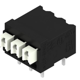 Weidmüller LSF Series PCB Terminal Block, 3 Contacts, 3.81 mm Pitch, 1 Row, Push-in, 1824630000