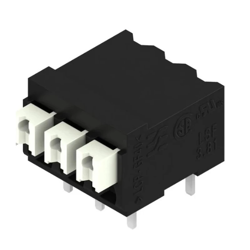 Weidmüller LSF Series PCB Terminal Block, 3 Contacts, 3.81 mm Pitch, 1 Row, Push-in, 1824630000