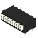 Weidmüller LSF Series PCB Terminal Block, 6 Contacts, 3.81 mm Pitch, 1 Row, Push-in, 320V, 17.5A, Black 1824660000