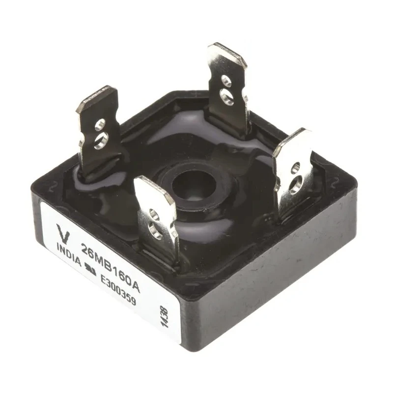 Vishay Bridge Rectifier 1600V 420A 4-Pin Single Phase Screw Mount D-34 VS-26MB160A
