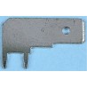 Keystone PC QUICK-FIT Black Uninsulated Male Spade Connector, Solder, 6.35 x 0.81 mm Tab Size 1266
