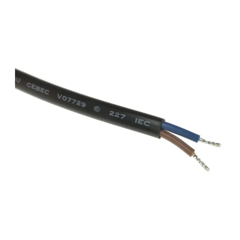ebm-papst Fan Lead Power Cable for AC Compacts Pin 2.8/3.0 x 0.5 mm 610 mm Length LZ120