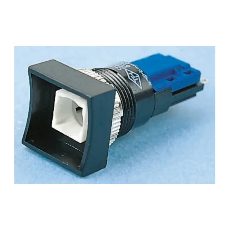Saia-Burgess Push Button Switch Latching Panel 21 x 27 mm Cutout SPDT IP40 250V AC Rectangular TH511108601