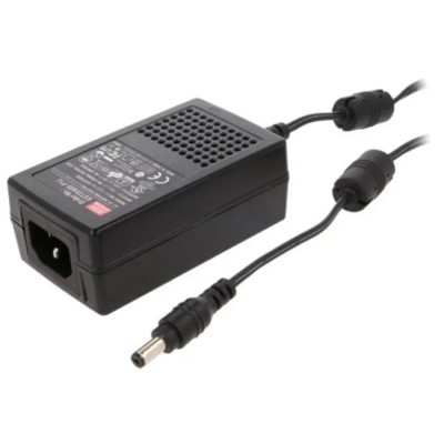 MEAN WELL AC/DC Adapter GST25A07-P1J, 80–264V AC Input, 7.5V DC Output, 2.93A, IEC 320-C14 Connector