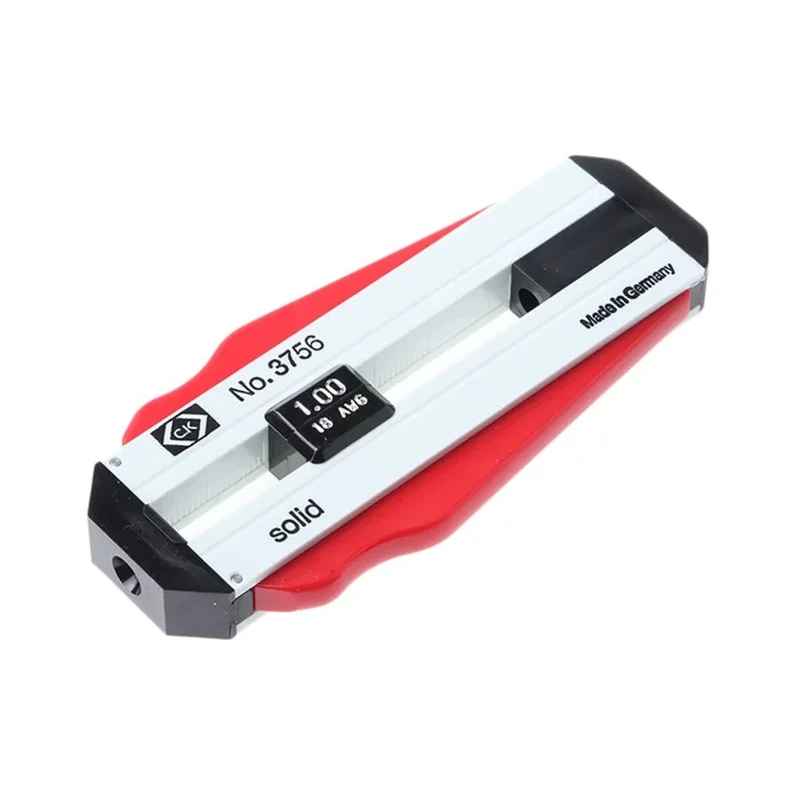 CK Single Core Insulated Wire Stripper, Stainless Steel, 0.6 mm Stripping Range, Insulated Handle, 98 mm Overall T3756 60