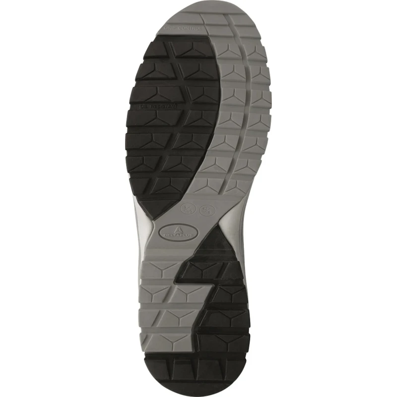 Delta Plus BOSTOS Composite Safety Trainer Shoes, Grey/Black, Lace-Up, Non-Metallic Midsole, UK 11, EU 46 BOSTOSPNO46