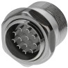 Lapp R Series 12-Pole Straight DIN Plug, Through Hole Male, 7.5A, 1.5kV, IP65, Copper Alloy, 50106202+00009159
